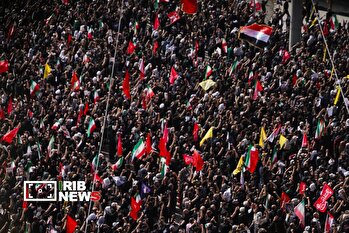 مراسم وداع با رهبر شهید انقلاب در مصلای تهران _ ۵